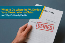VA claims denied what to do for mesothelioma veterans