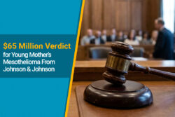 Johnson & Johnson $65 million verdict mesothelioma