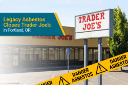 Trader Joe's grocery store asbestos closing