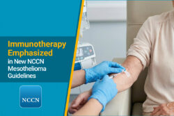 The National Comprehensive Cancer Network (NCCN) published new guidelines for the treatment of pleural mesothelioma, codifying a marked shift towards systemic treatments such as immunotherapy and chemotherapy and away from surgery.